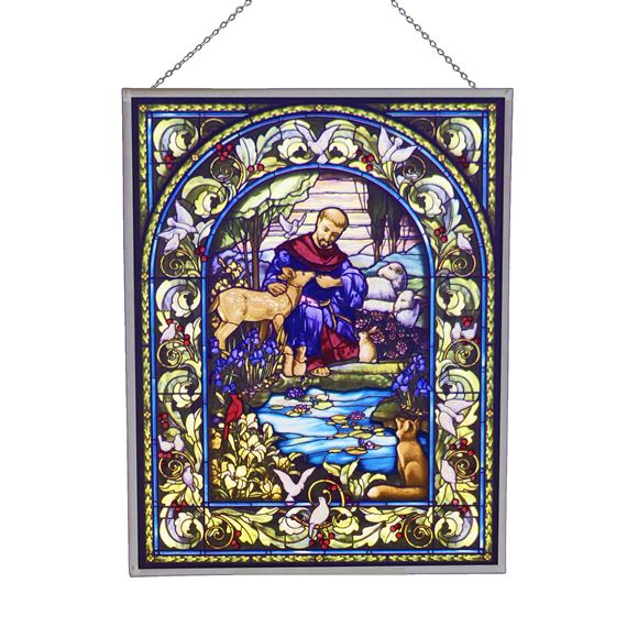 ST. FRANCIS OF ASSISI STAINED GLASS